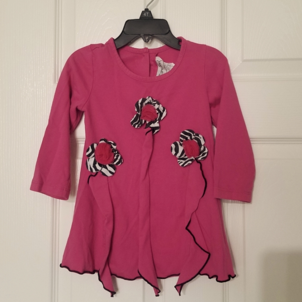 Girl's top raspberry pink